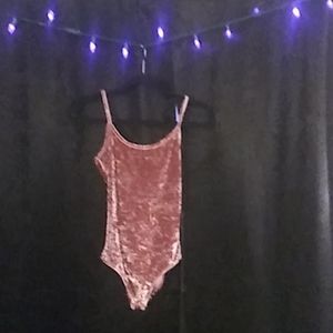 Forever 21 Velvet Bodysuit